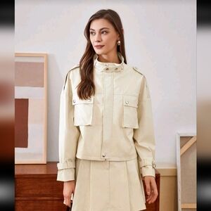 Women's Cream Jacket – New, Size M